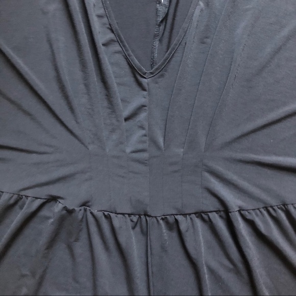 Swimsuits for all short sleeve semi sheer jumpsuit coverup. Size 18 / 20 - Picture 3 of 9